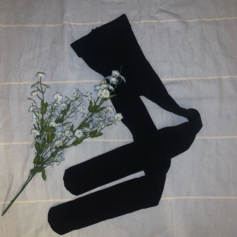 Capezio black tights